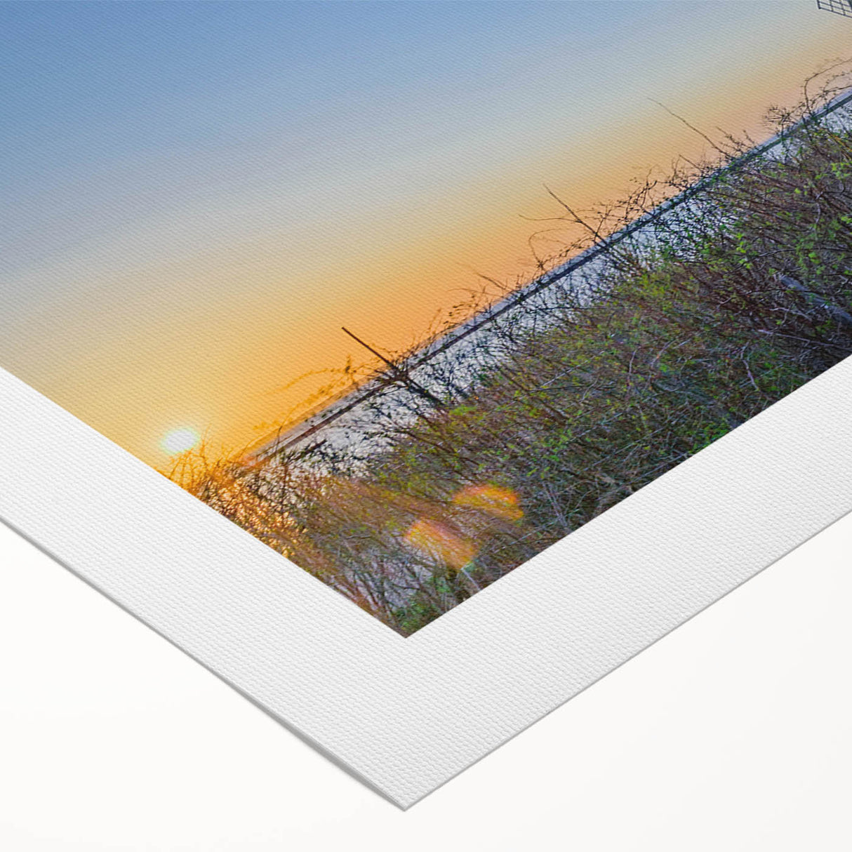 Art deco poster of Charlotte skyline in muted gray tones on rolled canvas, suitable for dining room wall art.