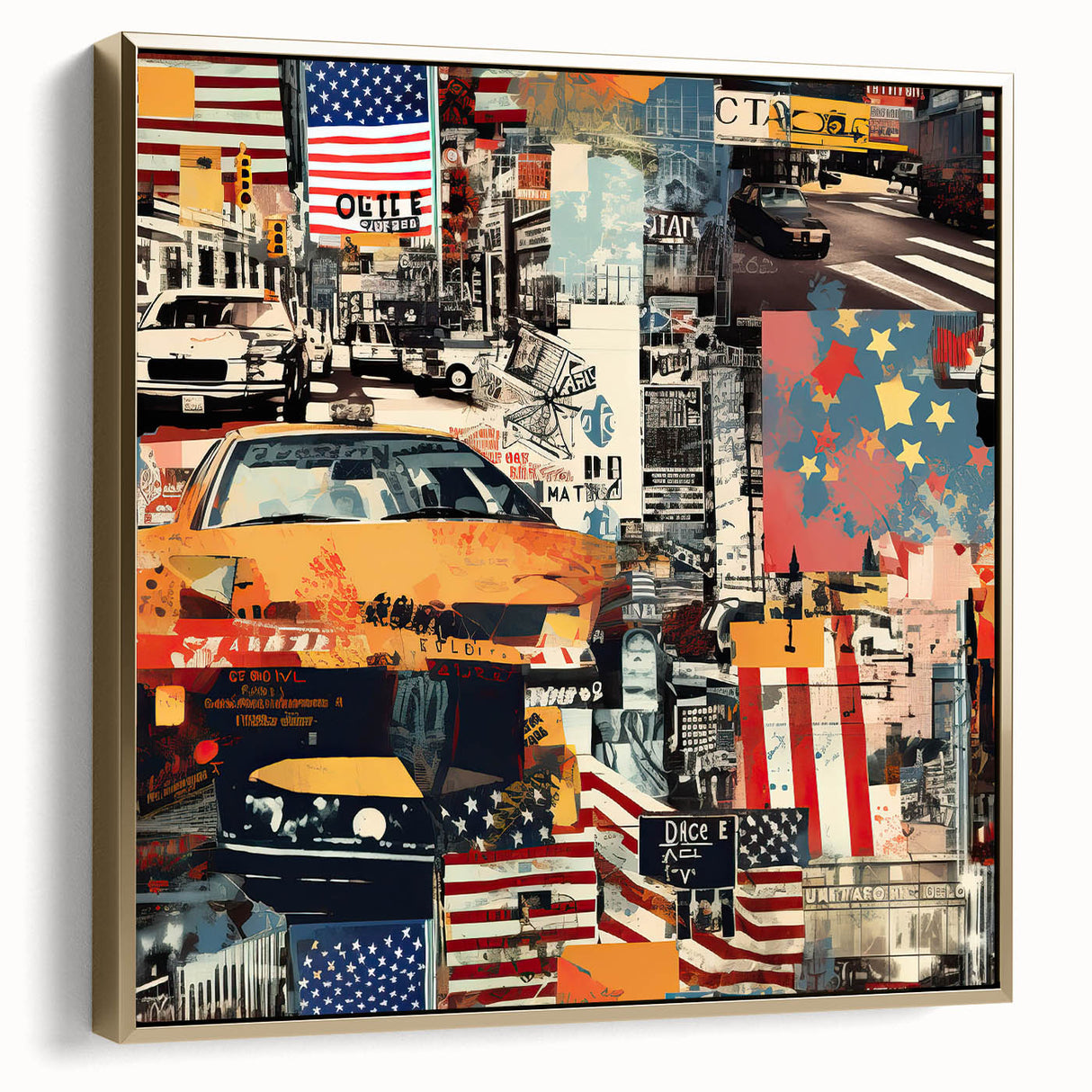 Framed canvas of Manhattan skyline in black and silver tones, ideal for bedroom wall art.