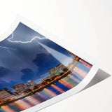 Extra large wall art featuring line art flowers in monochrome, printed on rolled canvas, suited for large living room decor.