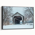 Black and white landscape art of Vermont scenery on framed canvas, suitable for bedroom wall decor.