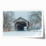 Extra large rolled canvas featuring a vibrant Vermont landscape with lush green tones, ideal for art wall dining room.