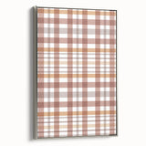 Framed canvas depicting a vintage-style landscape art painting with colorful autumn trees and a black background.