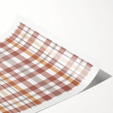 Extra large wall art featuring line art flowers in autumn hues on a rolled print, ideal for large living room decor.