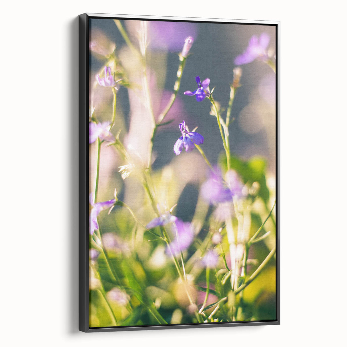 Black and white landscape art painting on framed canvas, featuring a vintage poster style, ideal for bedroom decor.