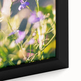 Extra large black wall art featuring a textured, colorful abstract design on framed canvas, ideal for living room decor.