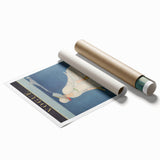 Vintage Vogue Coastal Fashion Art - Seaside Elegance Wall Print