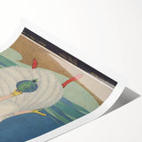 Vintage Vogue Coastal Fashion Art - Seaside Elegance Wall Print