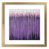 Dining Room Wall Decor – Vibrant Purple and Pink Drip Abstract