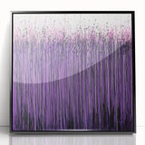 Dining Room Wall Decor – Vibrant Purple and Pink Drip Abstract