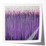Dining Room Wall Decor – Vibrant Purple and Pink Drip Abstract