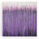 Dining Room Wall Decor – Vibrant Purple and Pink Drip Abstract