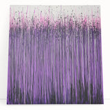 Dining Room Wall Decor – Vibrant Purple and Pink Drip Abstract