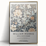 Framed acrylic artwork showcasing vibrant abstract florals in gold and pastel colors, elegantly displayed for modern home decor. Perfect for adding a touch of sophistication to any interior space.