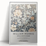 Framed acrylic artwork showcasing vibrant abstract florals in bold colors, set against a clean white background, perfect for modern home decor.