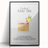 Large abstract wall art featuring mid-century modernist design in acrylic, framed in black, ideal for modern art wall decor.