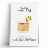 Large black and white stretched canvas featuring assorted kitchen utensils, ideal for kitchen wall art.