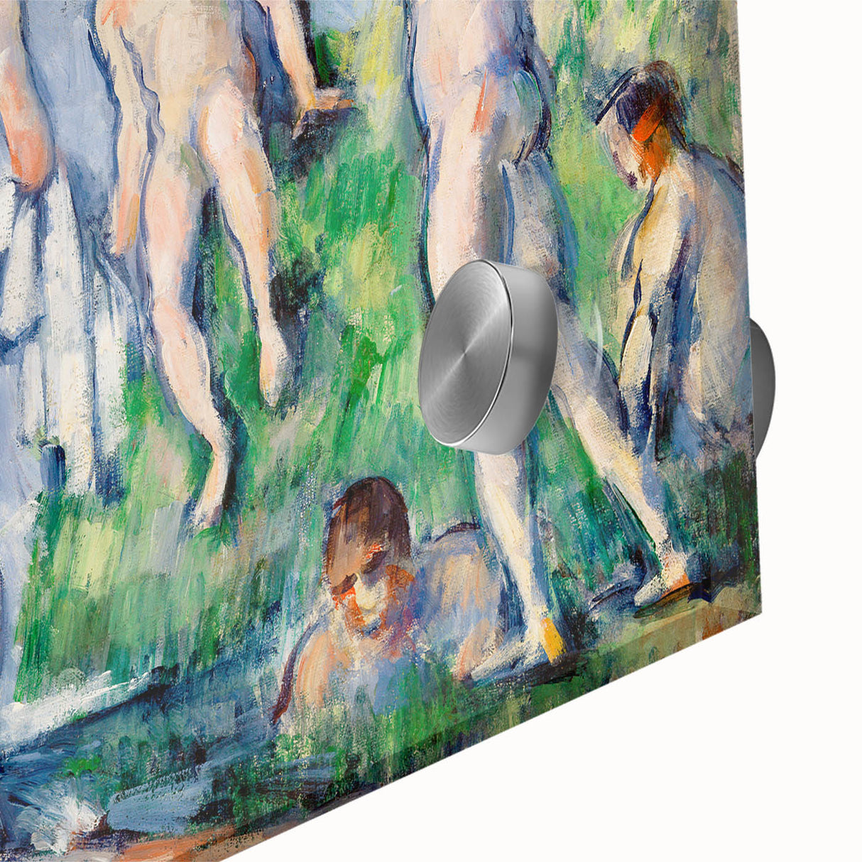 Group of Bathers by Cézanne: Classic Impressionist Figurative Wall Art