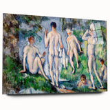 Group of Bathers by Cézanne: Classic Impressionist Figurative Wall Art
