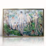 Group of Bathers by Cézanne: Classic Impressionist Figurative Wall Art