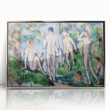Group of Bathers by Cézanne: Classic Impressionist Figurative Wall Art