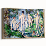 Group of Bathers by Cézanne: Classic Impressionist Figurative Wall Art