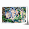 Group of Bathers by Cézanne: Classic Impressionist Figurative Wall Art