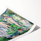 Group of Bathers by Cézanne: Classic Impressionist Figurative Wall Art