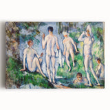 Group of Bathers by Cézanne: Classic Impressionist Figurative Wall Art