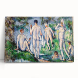 Group of Bathers by Cézanne: Classic Impressionist Figurative Wall Art