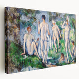 Group of Bathers by Cézanne: Classic Impressionist Figurative Wall Art