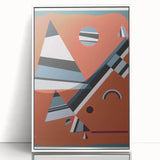 Modern Wall Art Print - Abstract Geometric Design, Contemporary Decor