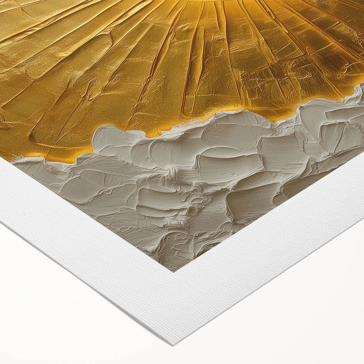 Abstract landscape wall art on rolled canvas, showcasing vibrant colors and fluid shapes that evoke a serene natural environment, ideal for modern decor.