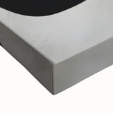 Close-up of an abstract minimalist wall art design on stretched canvas, showcasing soft pastel colors and a textured surface, perfect for modern home decor.