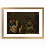 Baroque Rustic Tavern Scene - Classic Art Print with Historical Charm