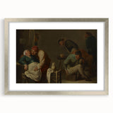 Baroque Rustic Tavern Scene - Classic Art Print with Historical Charm