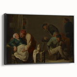Baroque Rustic Tavern Scene - Classic Art Print with Historical Charm
