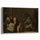 Baroque Rustic Tavern Scene - Classic Art Print with Historical Charm