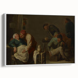 Baroque Rustic Tavern Scene - Classic Art Print with Historical Charm