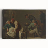 Baroque Rustic Tavern Scene - Classic Art Print with Historical Charm