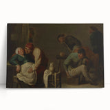 Baroque Rustic Tavern Scene - Classic Art Print with Historical Charm
