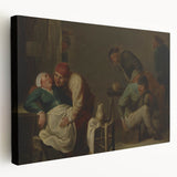 Baroque Rustic Tavern Scene - Classic Art Print with Historical Charm