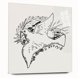 Expressionist Art: Peace Dove with Sunburst