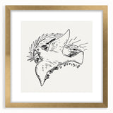 Expressionist Art: Peace Dove with Sunburst