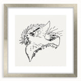 Expressionist Art: Peace Dove with Sunburst