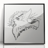 Expressionist Art: Peace Dove with Sunburst