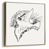 Expressionist Art: Peace Dove with Sunburst