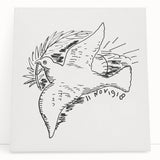 Expressionist Art: Peace Dove with Sunburst