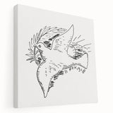 Expressionist Art: Peace Dove with Sunburst