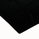 Large art of a black and white landscape painting on stretched canvas, featuring an assortment of fruits.