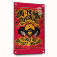 Jimi Hendrix Retro Wall Art – Vintage Baton Rouge Concert Print